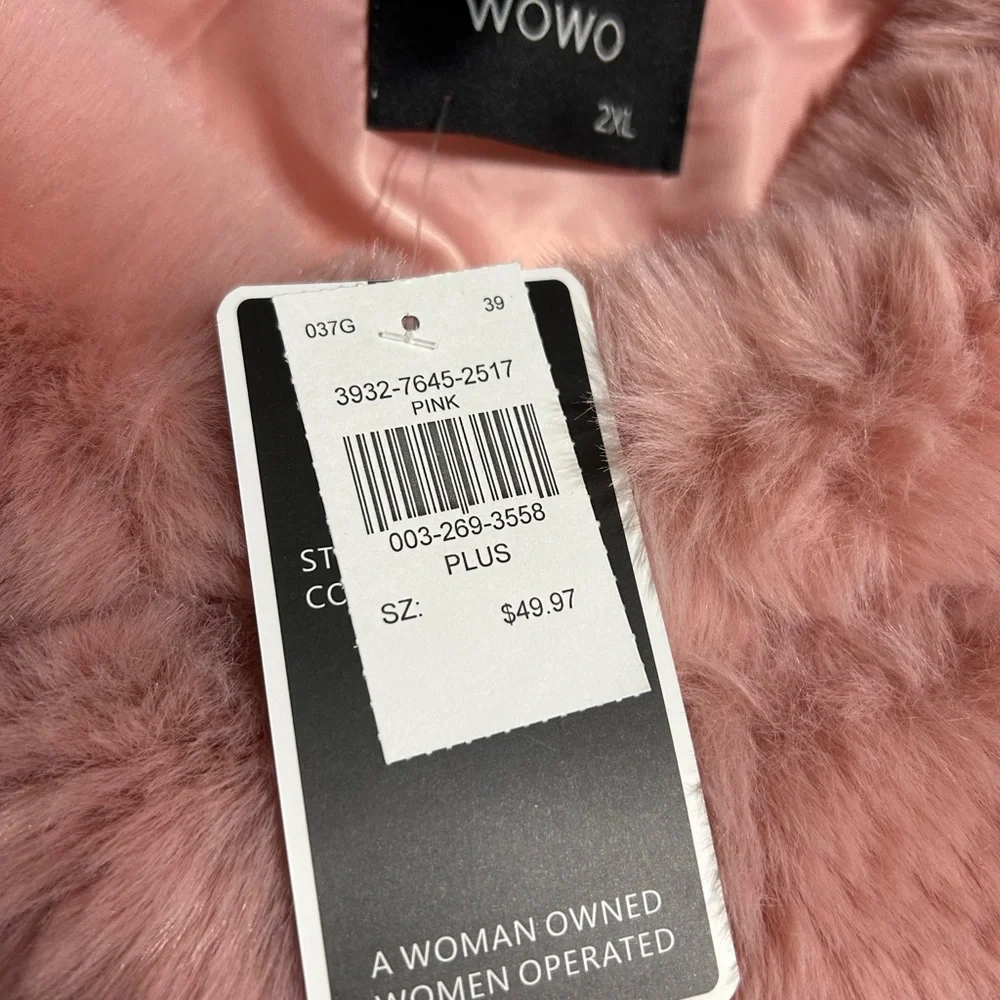 Pink Faux Fur Jacket - Picture 2 of 2